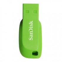 Memoria USB SanDisk Cruzer Blade, 16GB, USB 2.0, Verde - Envío Gratis