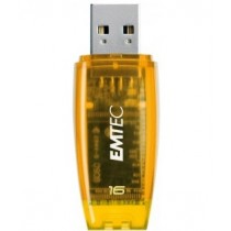 Memoria USB Emtec C400, 16GB, USB 2.0, Amarillo - Envío Gratis