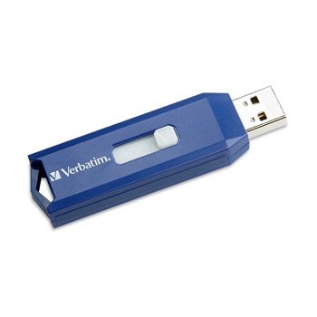 Memoria USB Verbatim, 16GB, USB 2.0, Azul - Envío Gratis