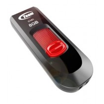 Memoria USB Team Group C141, 8GB, USB 2.0, Negro/Rojo - Envío Gratis