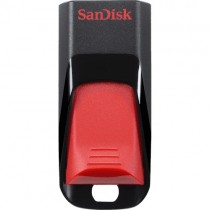 Memoria USB SanDisk Cruzer Edge CZ51, 16GB, USB 2.0, Negro/Rojo - Envío Gratis