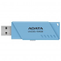 Memoria USB Adata UV230, 64GB, USB 2.0, Azul - Envío Gratis
