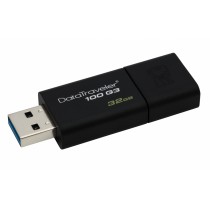 Memoria USB Kingston DataTraveler 100 G3, 32GB, USB 3.0, Negro - para Mac - Envío Gratis