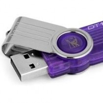 Memoria USB Kingston DataTraveler 101 G2, 32GB, USB 2.0, Morado - Envío Gratis