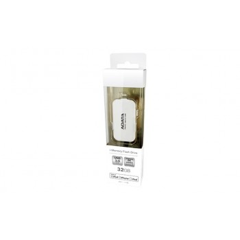 Memoria USB Adata UE710, 32GB, USB 3.0/Lightning, Blanco - Envío Gratis