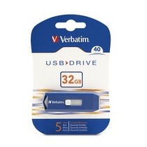 Memoria USB Verbatim 97408, 32GB, USB 2.0, Azul - Envío Gratis