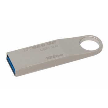 Memoria USB Kingston DataTraveler SE9 G2, 128GB, USB 3.0, Metálico - Envío Gratis