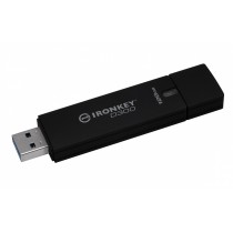 Memoria USB Kingston IronKey IKD300, 128GB, USB 3.1, Negro - Envío Gratis