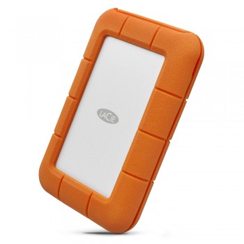 Disco Duro Externo LaCie Rugged USB-C 2.5'', 5TB, Naranja/Plata, A Prueba de Agua, Polvo y Golpes - para Mac/PC - Envío Gratis