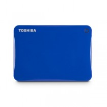 Disco Duro Externo Toshiba Canvio Connect II, 1TB, 5400RPM, USB 3.0, Azul, con Acceso Remoto Mediante Internet - para Mac/PC - E