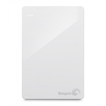 Disco Duro Externo Seagate Backup Plus Slim 2.5", 2TB, USB 3.0, Blanco - para Mac/PC - Envío Gratis