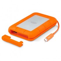 Disco Duro Externo LaCie Rugged RAID 2.5'', 4TB, Thunderbolt/USB 3.0, Naranja/Plata, A Prueba de Agua y Golpes - para Mac/PC - E