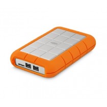 Disco Duro Externo LaCie Rugged Triple 2.5'', 1TB, USB 3.0, Blanco/Naranja - Envío Gratis