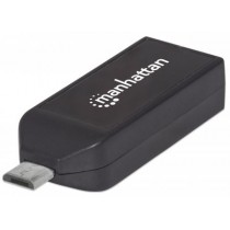 Manhattan Adaptador Micro USB con Lector de Tarjetas OTG imPORT Link 24 en 1, USB 2.0 - Envío Gratis