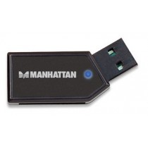 Manhattan Lector de Memoria USB 2.0, 24 en 1, 480 Mbit/s, Negro - Envío Gratis