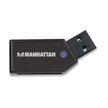 Manhattan Lector de Memoria USB 2.0, 24 en 1, 480 Mbit/s, Negro - Envío Gratis