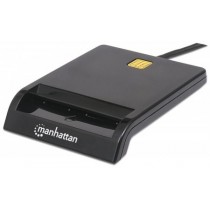 Manhattan Lector de Memoria Inteligente USB 2.0, Negro - Envío Gratis