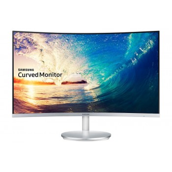 Monitor Curvo Samsung C27F591FDL LED 27'', Full HD, Widescreen, HDMI, Bocinas Integradas, Plata - Envío Gratis