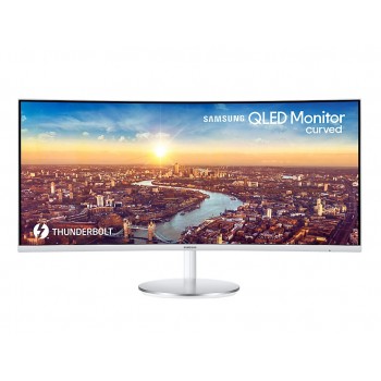 Monitor Curvo Samsung LC34J791WTLXZX QLED 34'', Ultra-Wide QHD, 100Hz, HDMI, Bocinas Integradas, Gris - Envío Gratis