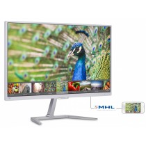 Monitor Philips LCD 27'', Full HD, Widescreen, HDMI, Blanco - Envío Gratis