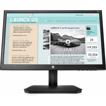 Monitor HP V190 LED 18.5'', HD, Widescreen, Negro - Envío Gratis