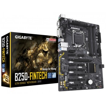 Tarjeta Madre Gigabyte ATX GA-B250-FinTech, S-1151, Intel B250, 64GB DDR4 para Intel - Envío Gratis