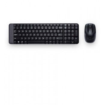 Kit de Teclado y Mouse Logitech MK220, Inalámbrico, USB, Negro (Español) - Envío Gratis