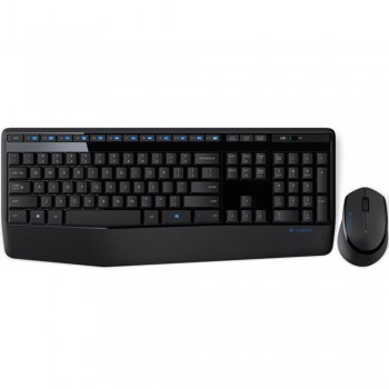 Kit de Teclado y Mouse Logitech MK345, Inalámbrico, Negro (Español) - Envío Gratis