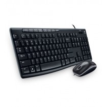 Kit de Teclado y Mouse Logitech MK200, USB, Negro (Español) - Envío Gratis