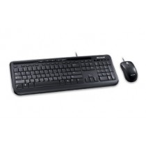 Kit de Teclado y Mouse Microsoft Wired Desktop 600, Alámbrico, USB, Negro (Español) - Envío Gratis