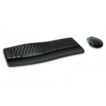 Kit de Teclado y Mouse Microsoft Sculpt Comfort Desktop, Inalámbrico, Negro (Español) - Envío Gratis