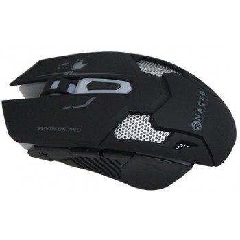 Mouse Naceb Láser NA-615, Alámbrico, USB, 2400DPI, Negro - Envío Gratis