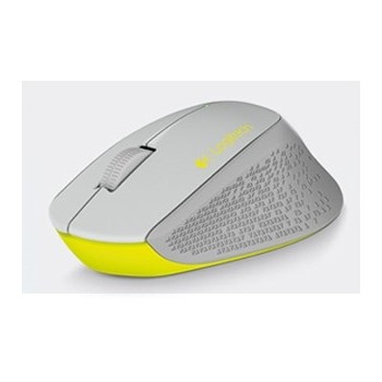 Mouse Logitech Óptico M280, Inalámbrico, 1000DPI, USB, Gris/Amarillo - Envío Gratis