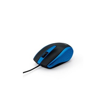 Mouse Verbatim Óptico Bravo, Alámbrico, USB, Negro/Azul - Envío Gratis