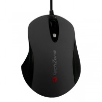 Mouse Techzone Óptico TZ16MOU01-ALA, Alámbrico, 1600DPI, Negro - Envío Gratis