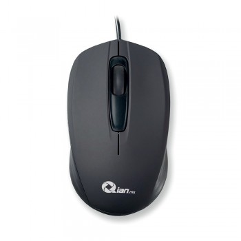 Mouse Qian Óptico DIAN, USB+PS/2, 1200DPI, Negro - Envío Gratis