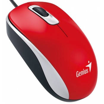 Mouse Genius Óptico DX-110, Alámbrico, USB, 1000DPI, Rojo - Envío Gratis