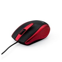 Mouse Verbatim Óptico Bravo, Alámbrico, USB, Negro/Rojo - Envío Gratis