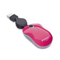 Mouse Verbatim Óptico 98618, Alámbrico, USB, Rosa - Envío Gratis