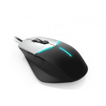 Mouse Dell Láser AW558 Óptico, Alámbrico, USB, 5000DPI, Negro/Plata - Envío Gratis