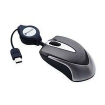 Mouse Verbatim Óptico 99235, Alámbrico, USB, Negro/Plata - Envío Gratis