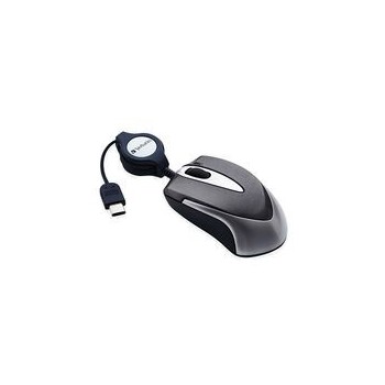 Mouse Verbatim Óptico 99235, Alámbrico, USB, Negro/Plata - Envío Gratis