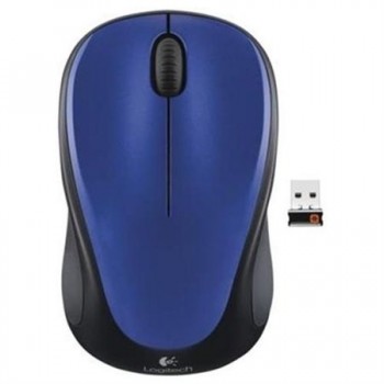 Mouse Logitech Óptico M317, RF Inalámbrico, USB, 1000DPI, Negro/Azul - Envío Gratis