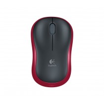 Mouse Logitech Óptico M185, RF Inalámbrico, 1000DPI, Negro/Rojo - Envío Gratis