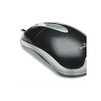 Mouse Manhattan Óptico MH3, Alámbrico, 1000DPI, USB, Diseño Clásico - Envío Gratis