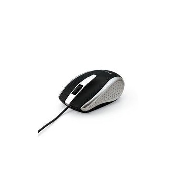 Mouse Verbatim Óptico Bravo, Alámbrico, USB, Negro/Plata - Envío Gratis