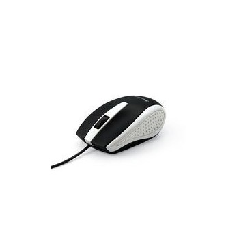 Mouse Verbatim Óptico Bravo, Alámbrico, USB, Negro/Blanco - Envío Gratis