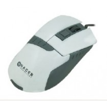 Mouse Naceb Láser NA-616, Alámbrico, USB, 2400DPI, Gris/Blanco - Envío Gratis