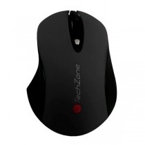 Mouse Techzone Óptico TZ16MOU01-INA, Inalámbrico, RF Inalambrico, 1600DPI, Negro - Envío Gratis