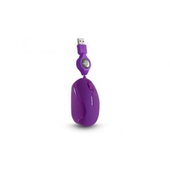 Mouse Acteck Óptico MR-300, Alámbrico, USB, 1000DPI, Morado - Envío Gratis